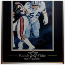 Randy White - Dallas Cowboys - NFL Hall of Fame Autographed Print