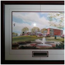 Shawnee Mission East - Amber Chappel memorial watercolor