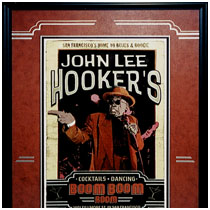 John Lee Hooker - Boom Boom Room - Commemorative Poster