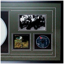 Nickelback - CD, Photo & Autographed Drum Head