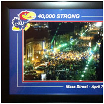 The University of Kansas - 40,000 Strong - Final Four 2008 - Crowd Photograph