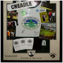 Pebble Beach - Pro Am Golf Tournament - Photos, Score Card, Yardage Books & Caddy Smock