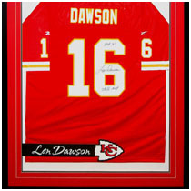 Len Dawson - NFL Hall of Famer - Kansas City Chiefs - Autographed Football Jersey