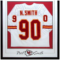 Neil Smith - Kansas City Chiefs - Autographed Football Jersey