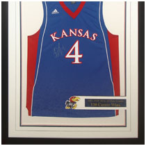 Sherron Collins - Kansas University All-Time Wins Record Holder - Autographed Jersey