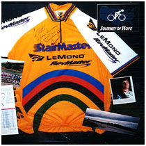 Greg LeMond - Tour De France Winner - Autographed Cycling Jersey