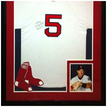 Nomar Garciaparra - Boston Red Sox - Autographed Jersey & Photo